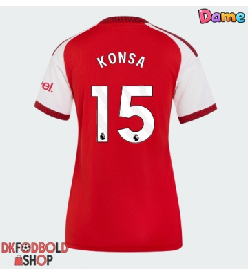 Arsenal Ezri Konsa #15 Hjemmebanetrøje Dame 2026-27 Kort ærmer Arsenal Ezri Konsa #15 Hjemmebanetrøje Dame 2026-27 Kort ærmer